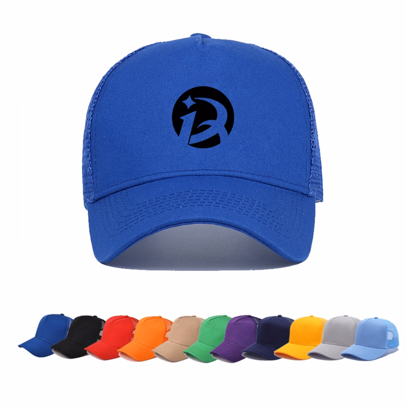 Embroidery Mesh Trucker Cap - 5 Panel