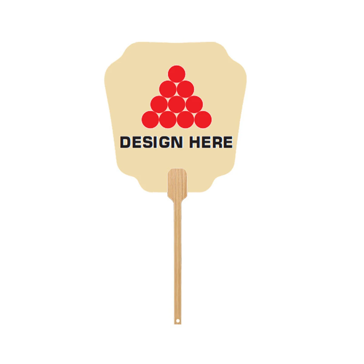 Traditional Bamboo Paper Fan 1
