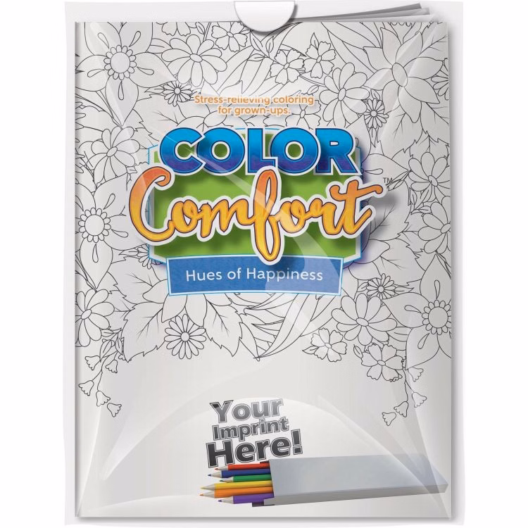 Combo Pack - Color Comfort & 6-Pack of Colored Pencils in a Poly Bag