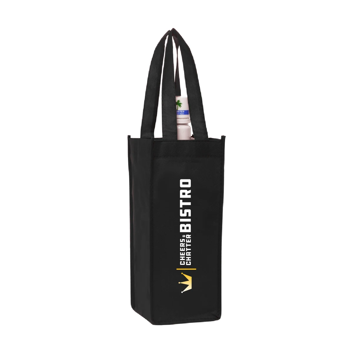 Hospitality Non-Woven Wine Bag (Full Color Imprint) 1