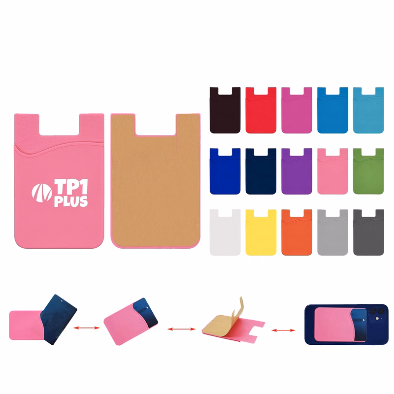 Silicone Cell Phone Sticky Wallet