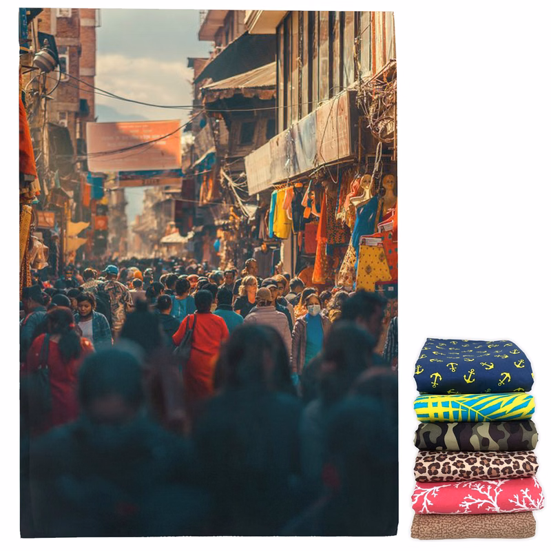 20" x 30" 110 GSM Sublimated Brushed Micro-Peach Pillowcase