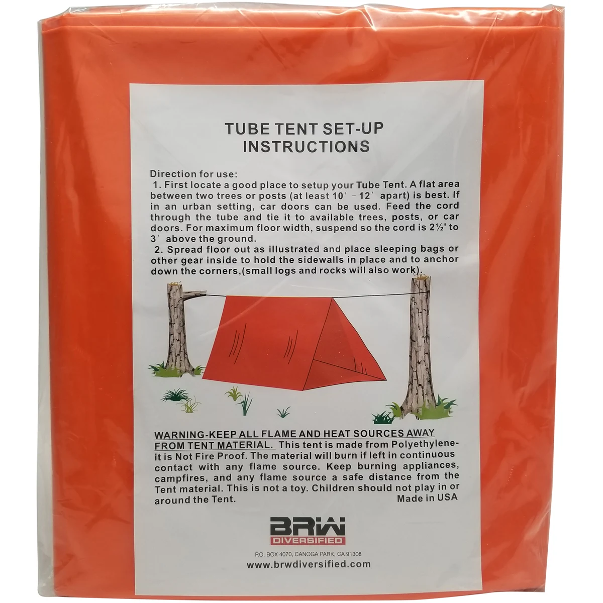 Tube Tent Lighweight Emergency Shelter 1