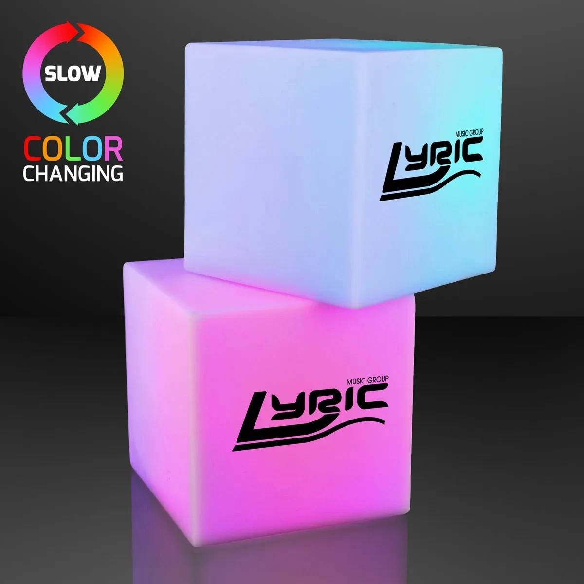 2.75" Light Deco Cube with Color Change LEDs 1