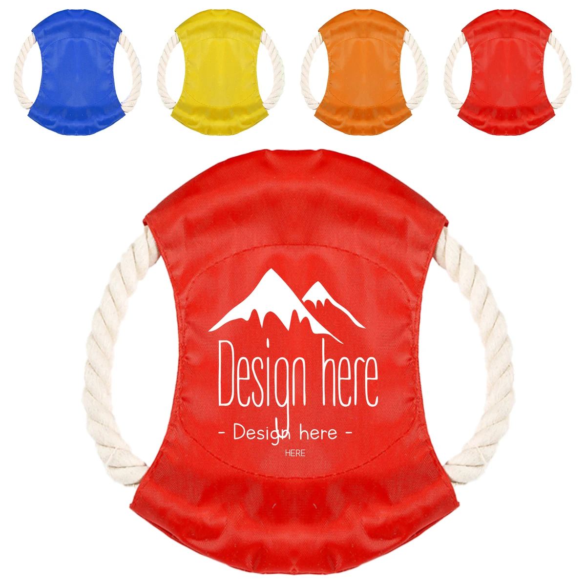 Round Rope Pet Flying Disc 1