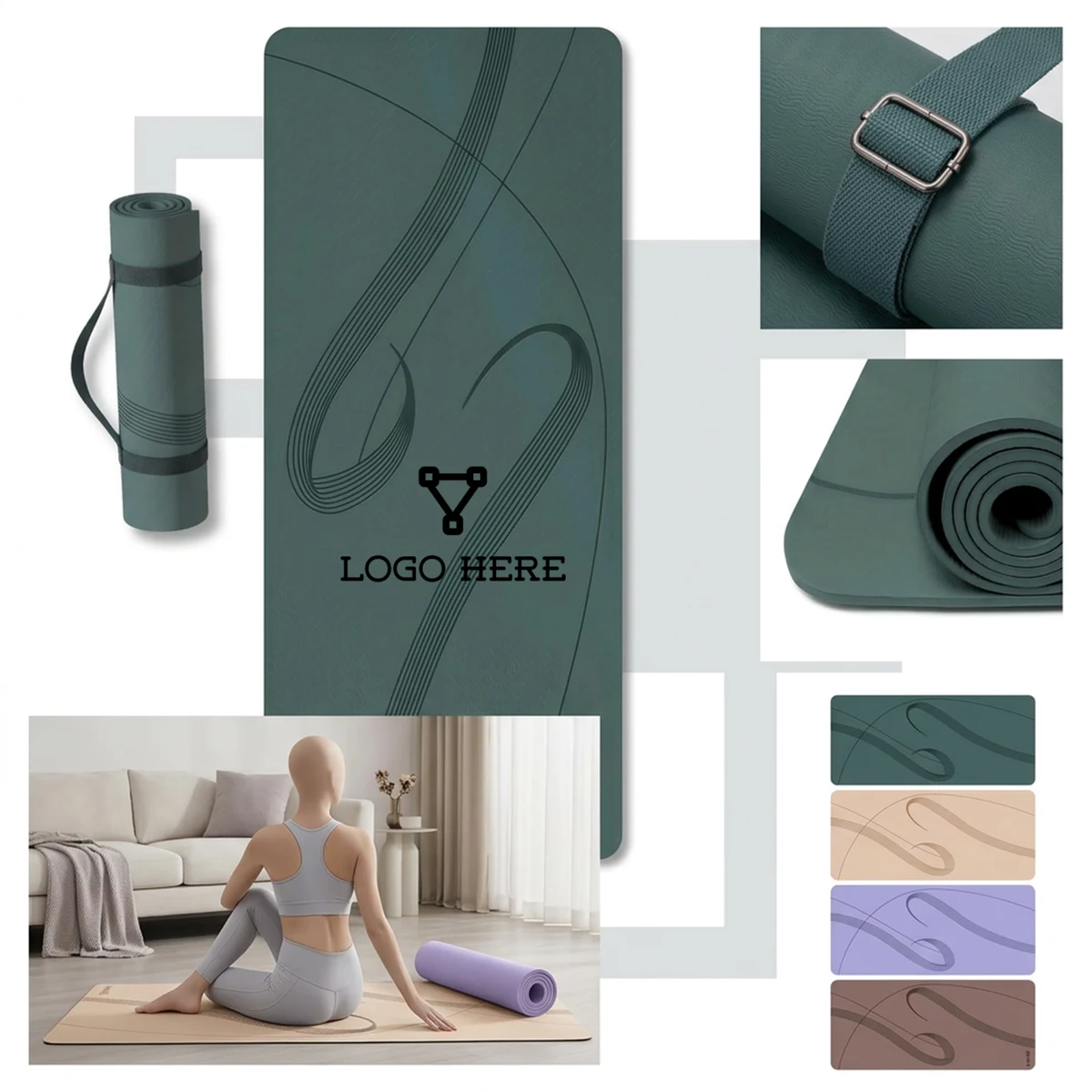 POE Eco Thick Workout Mat 1