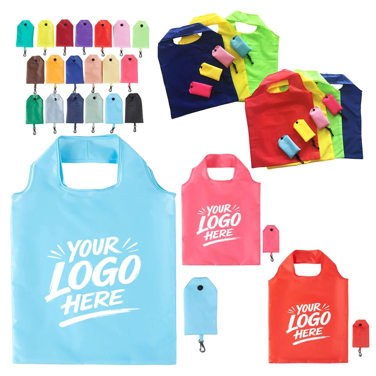 Foldable Polyester Shopping Bag Phone Shape Design, custom tote bag with logo imprint 1