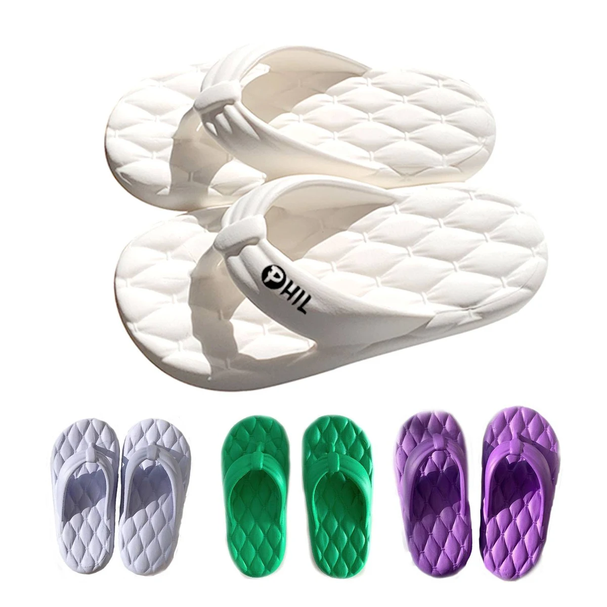 Eva Flip Flops Slip Quick Drying Shower Slides Bathroom 1
