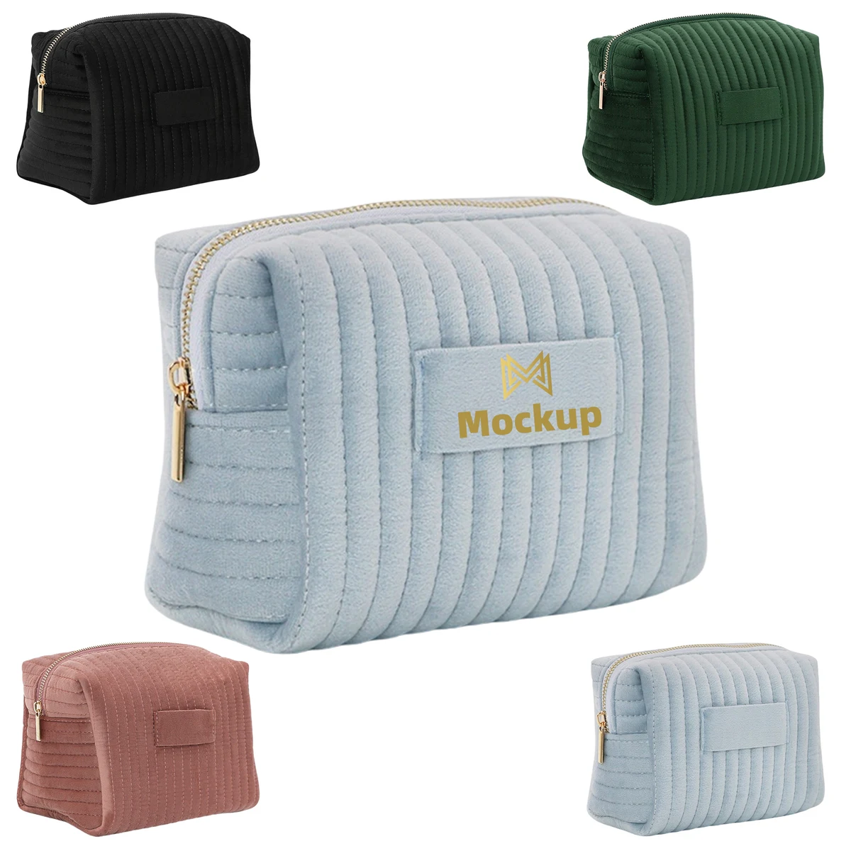 Velvet Toiletry Makeup Bag 1