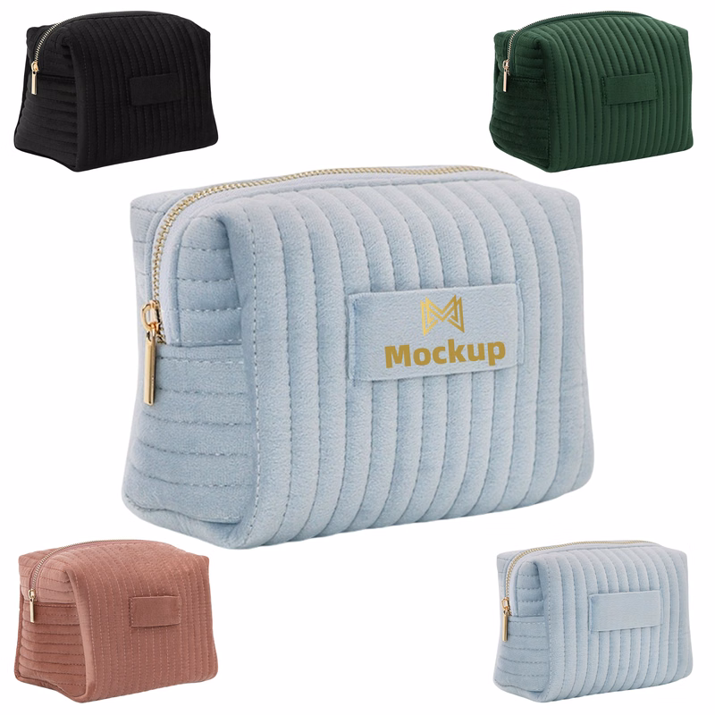 Velvet Toiletry Makeup Bag