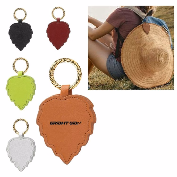 PU Leather Magnetic Hat Clip Keychain