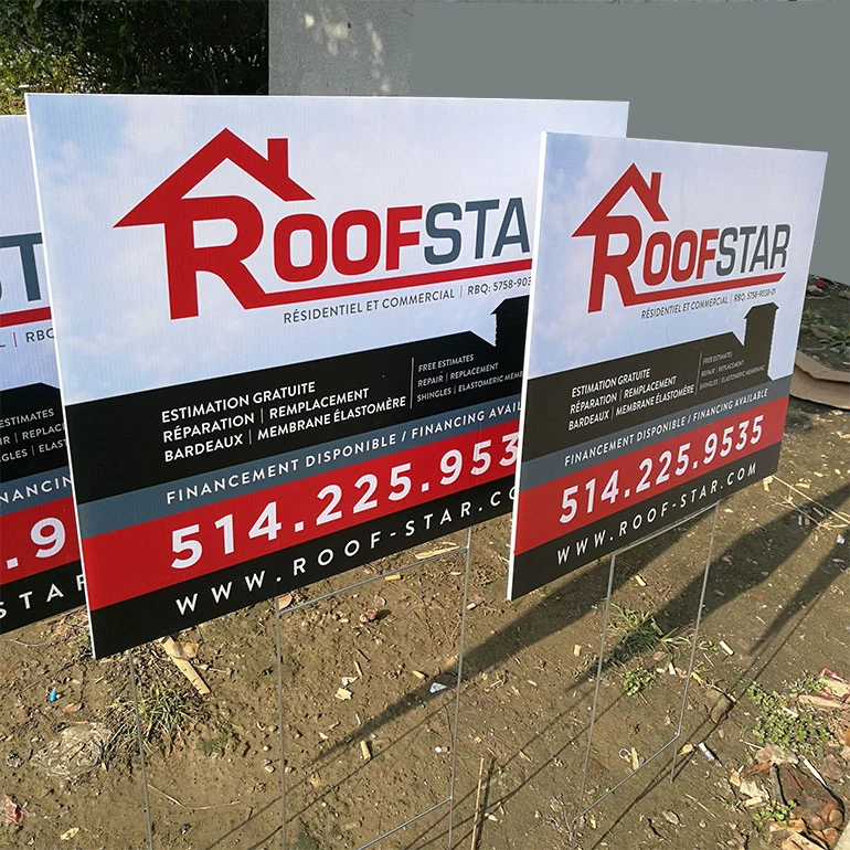 Customized Yard Sign - 10" x 23" 1