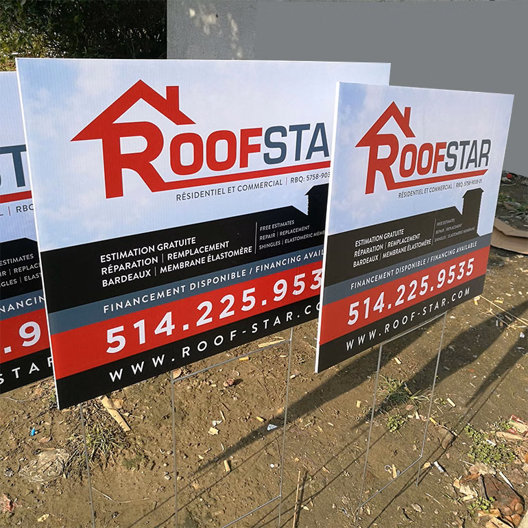 Customized Yard Sign - 10" x 23"
