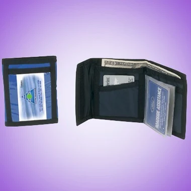 BUSINESS WALLET WITH CLEAR POCKET WINDOW 1