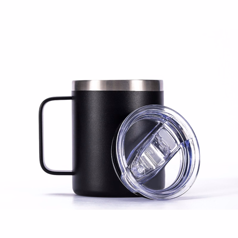 12 oz Stainless Steel Cup with Handle