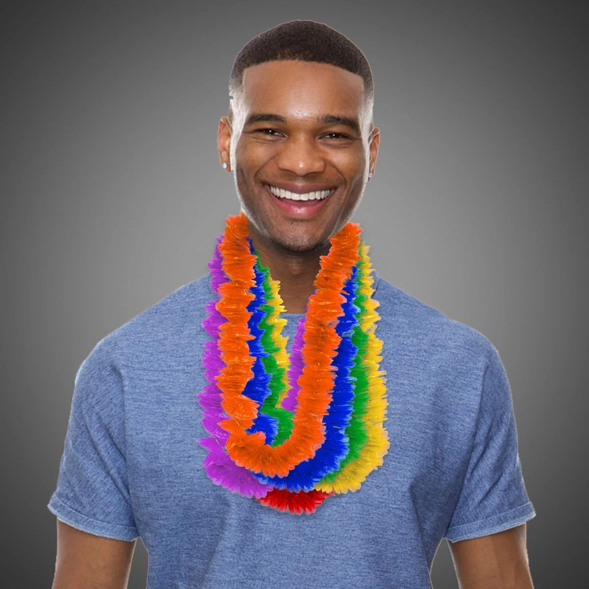 2" Solid Color Lei 1