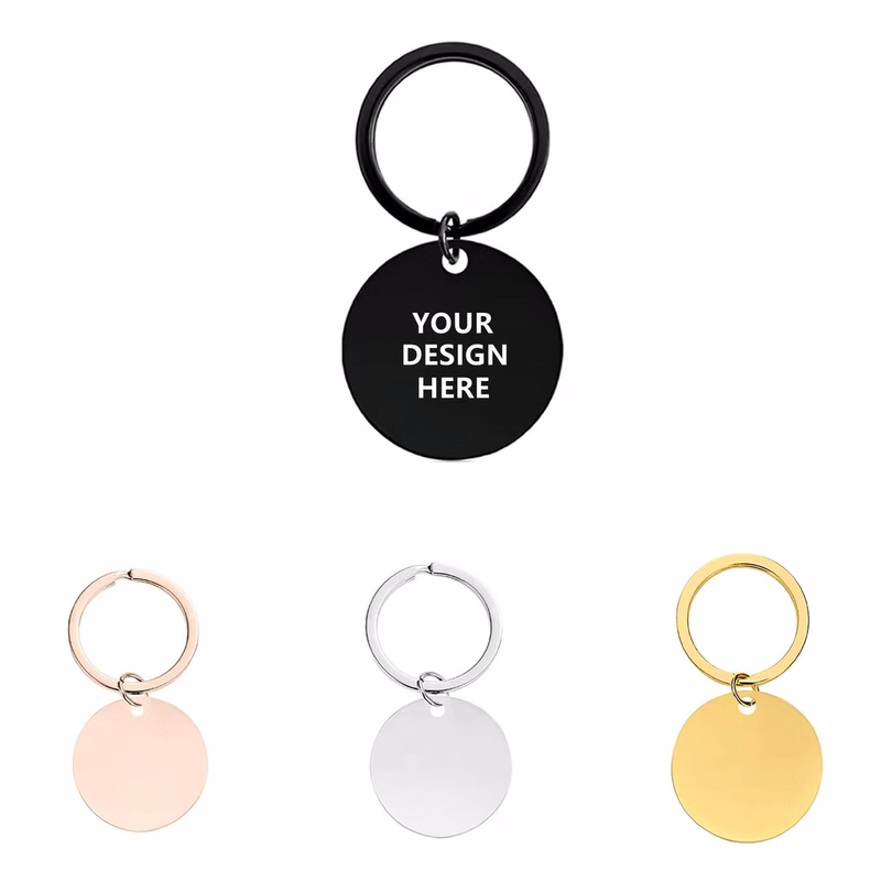 1.18 Inch Personalized Keyring