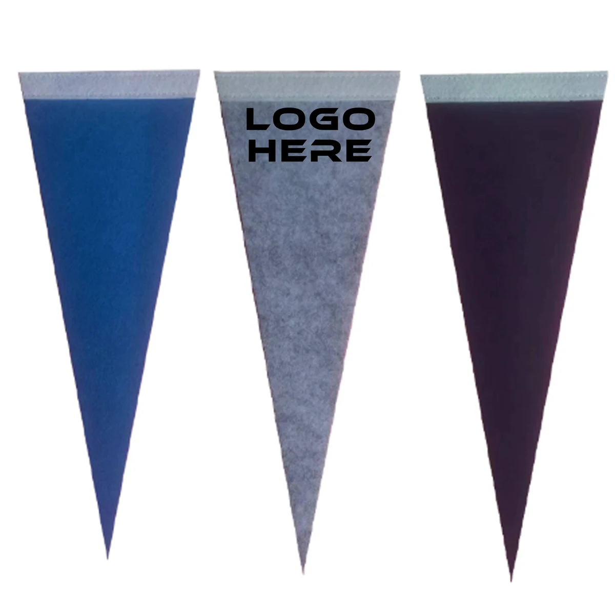 Sublimation Triangle Felt Flag Pennant 1
