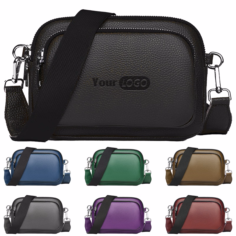 Leather Stylish Multi-Compartment Crossbody Bag ?C Ideal For Everyday Use