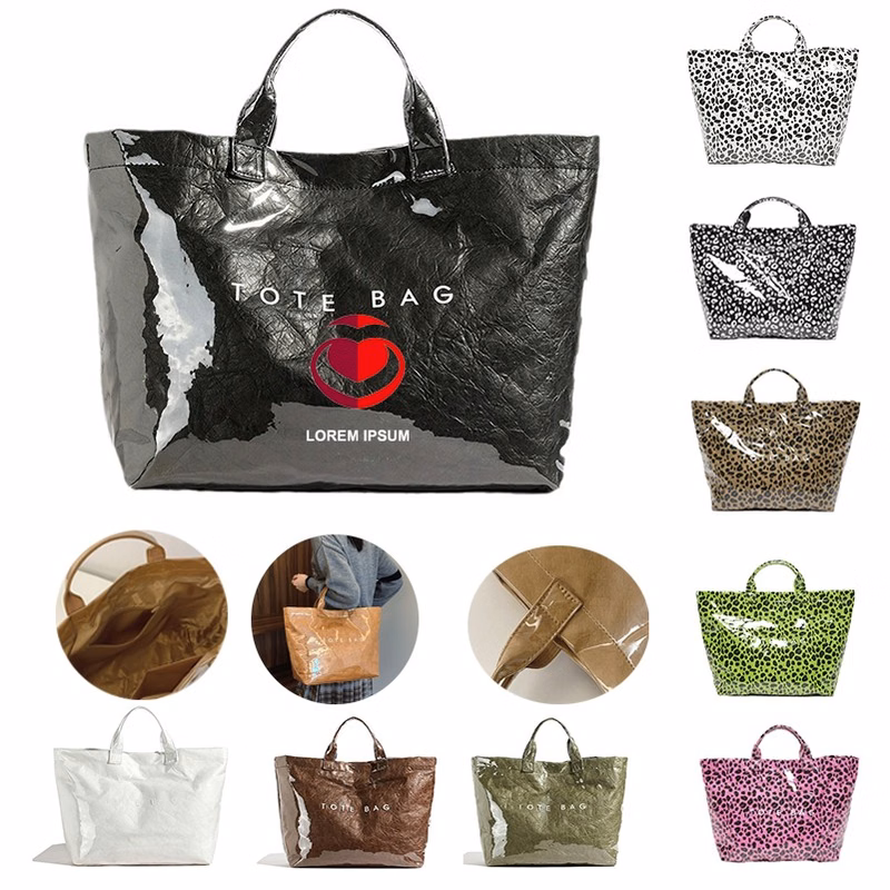 PVC Waterproof Paper Tote Bag