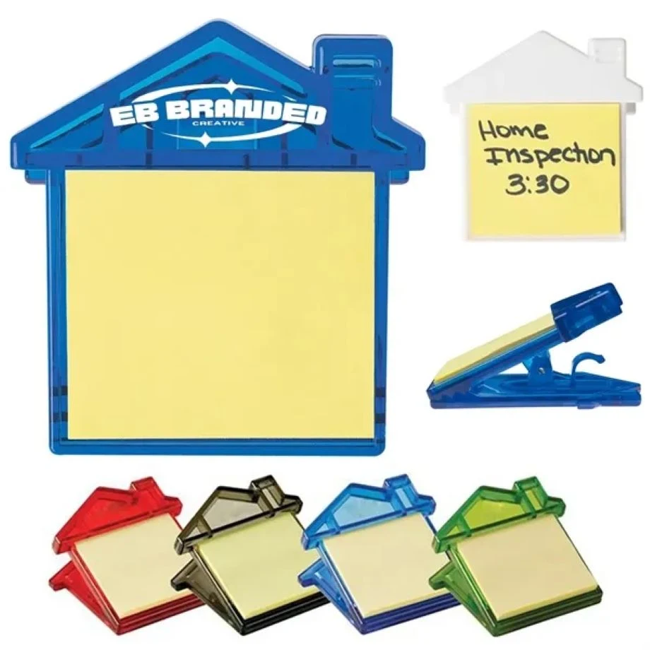 House Shaped Magnet Clip w/Sticky Notes 1