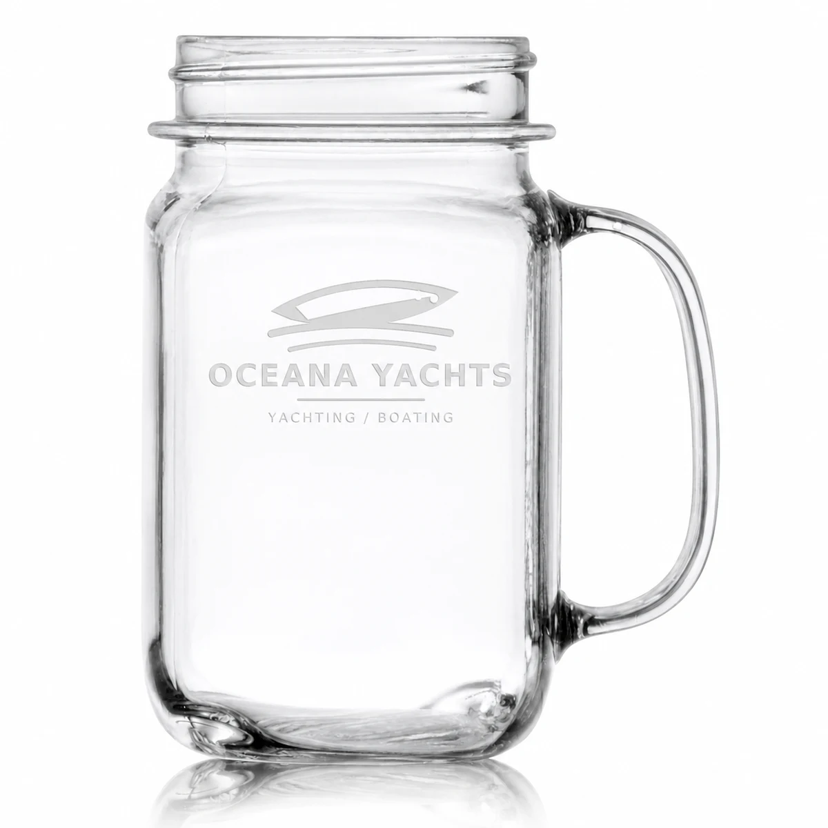 16 oz Handled Mason Jar 1