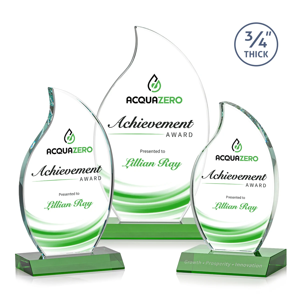 Croydon Flame VividPrint™ Award - Green 1
