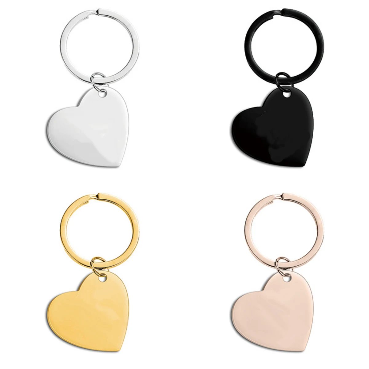 Metel Heart Shape Keychain 1