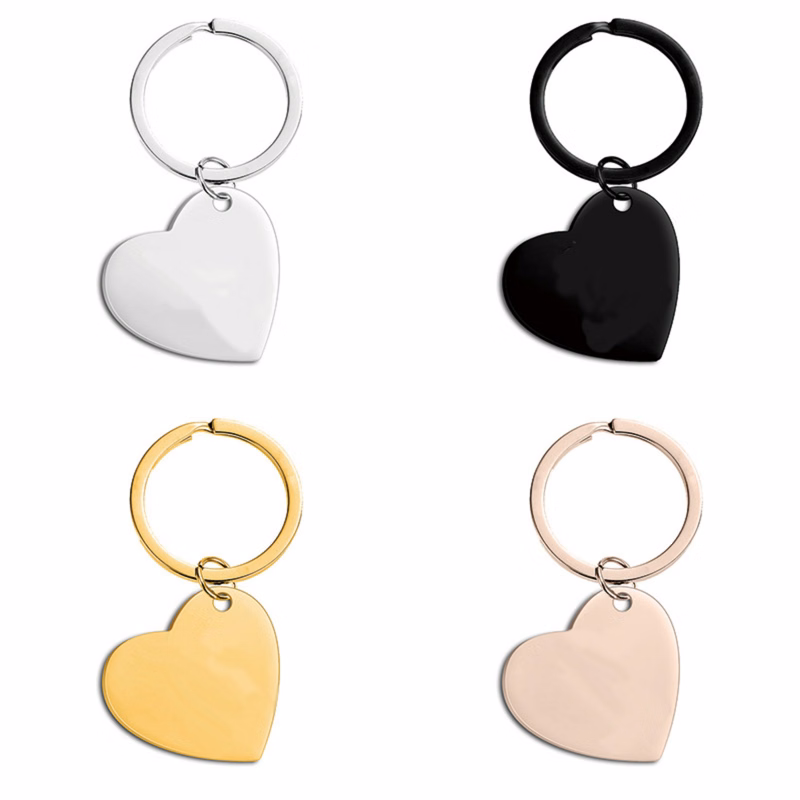 Metel Heart Shape Keychain