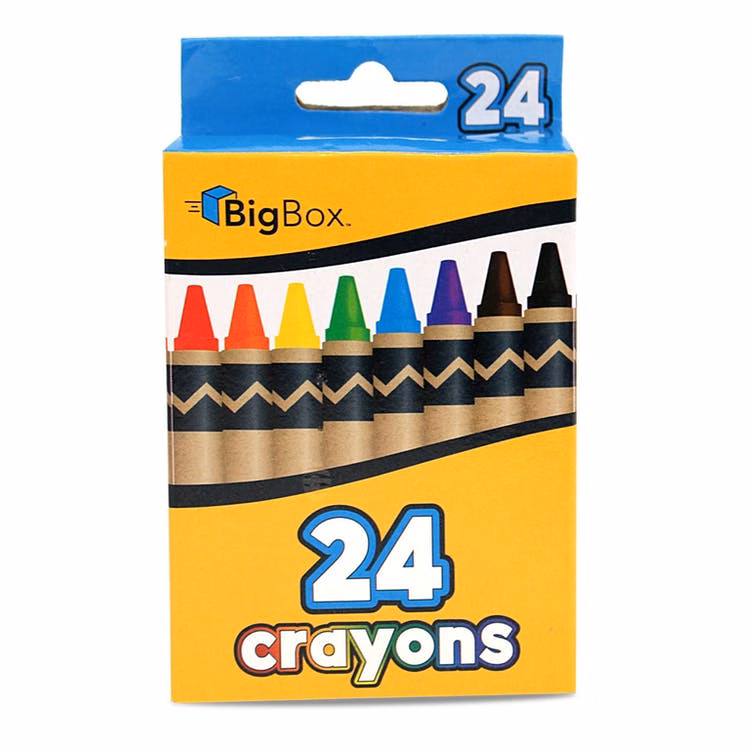 BigBox Crayons 24ct