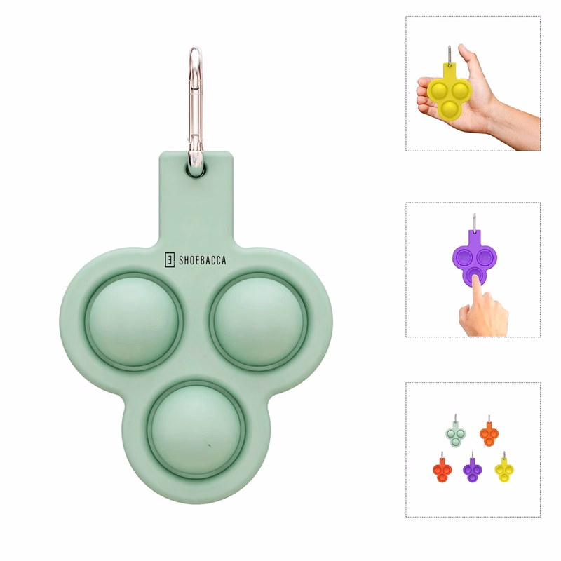 Mini Pop-It Stress Reliever Keychain
