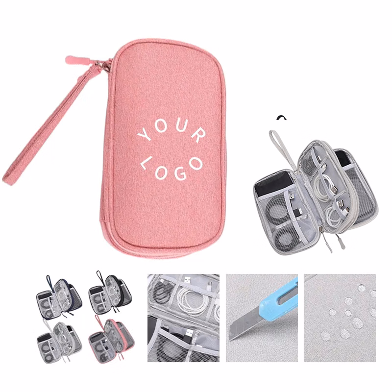 Compact Oxford Pouch for Digital Accessories and Cords