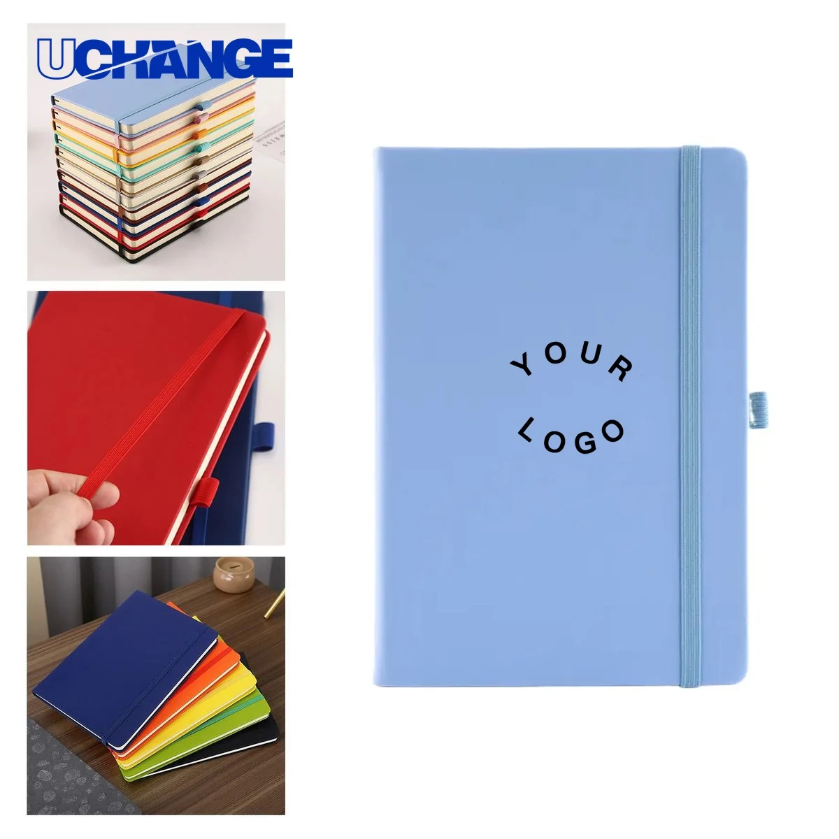 A5 Ruled Notebook Journal with Pen Loop 1
