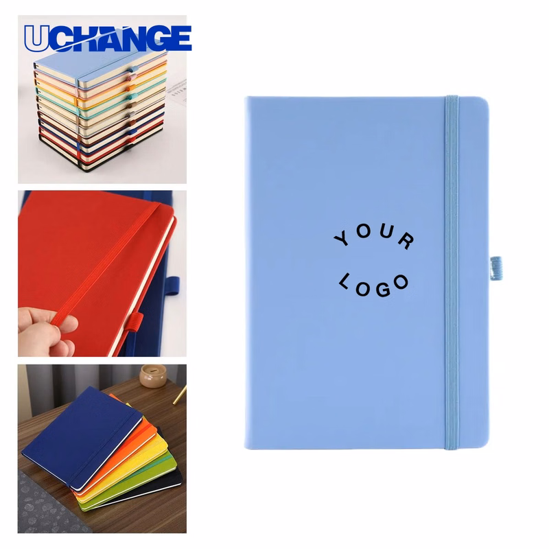 A5 Ruled Notebook Journal with Pen Loop