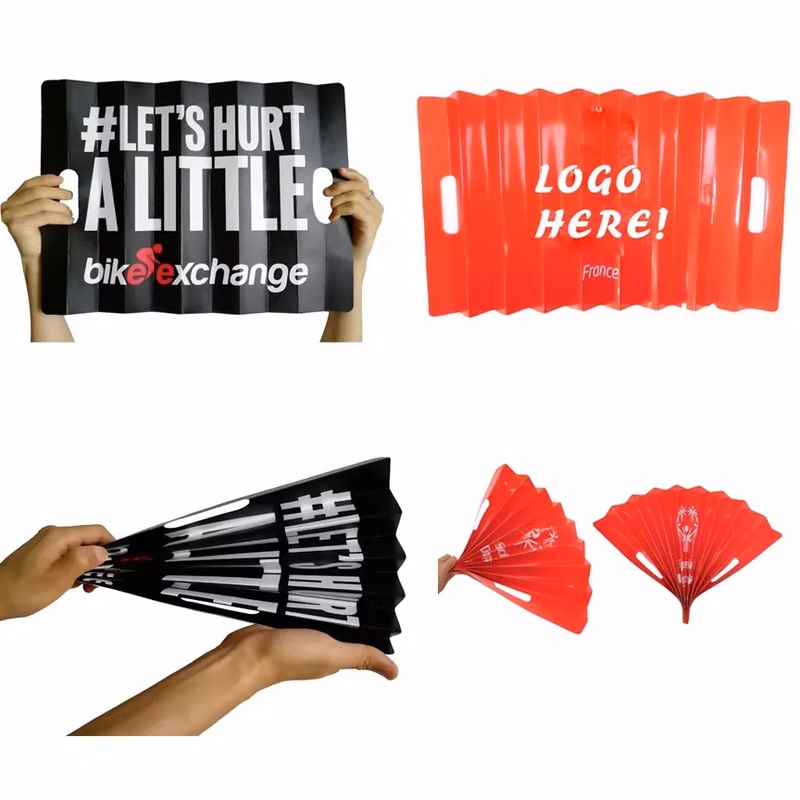 Foldable Paper Banner Fan Clapper