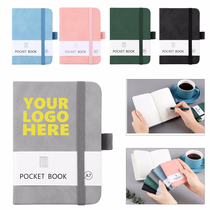 Pocket-Sized A7 Leather Notebook