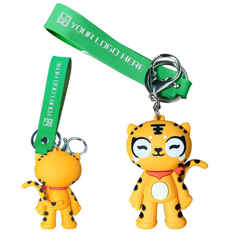 Customized 3D PVC Doll Keychain