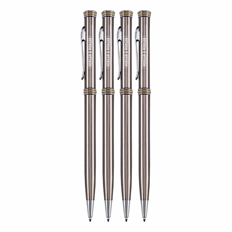 Union Printed - Classico Gunmetal Twist Metal pen