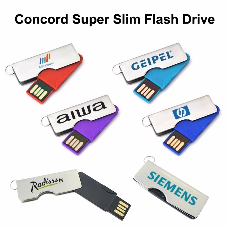 Concord Super Slim Flash Drive - 8 GB Memory