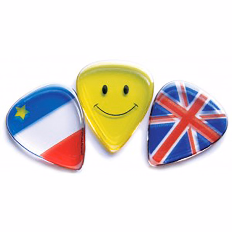 Guitar Pick / Plectrum, Standard Size Pick with Single Dome thickness