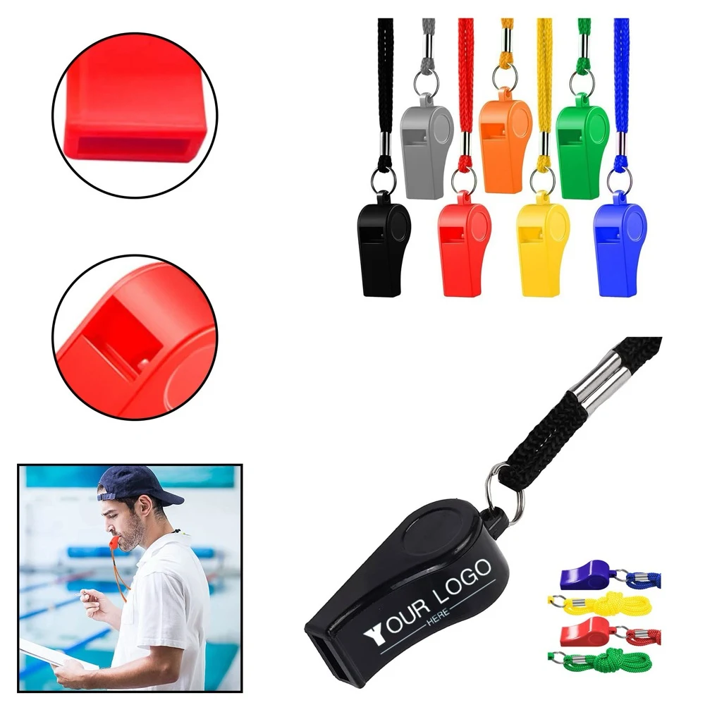 Sports Whistles With Lanyard 1