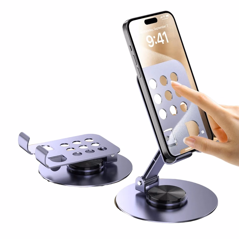 Multi functional lifting desktop phone holder