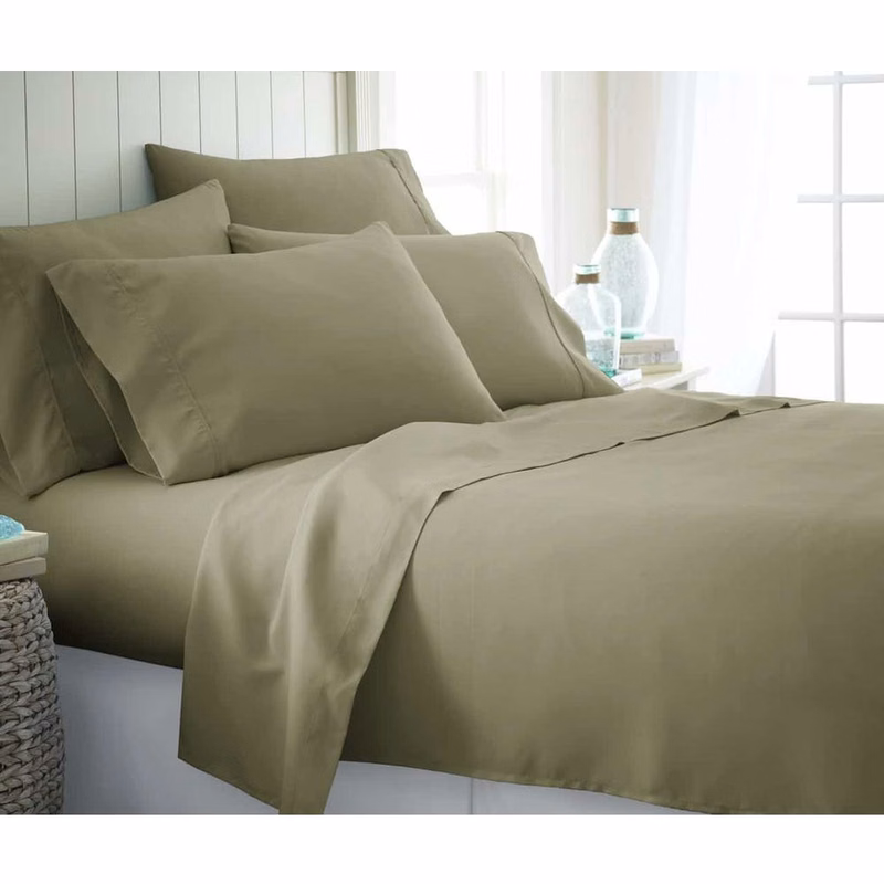 Microfiber Bed Sheets - Sage Twin XL 4 Piece Set