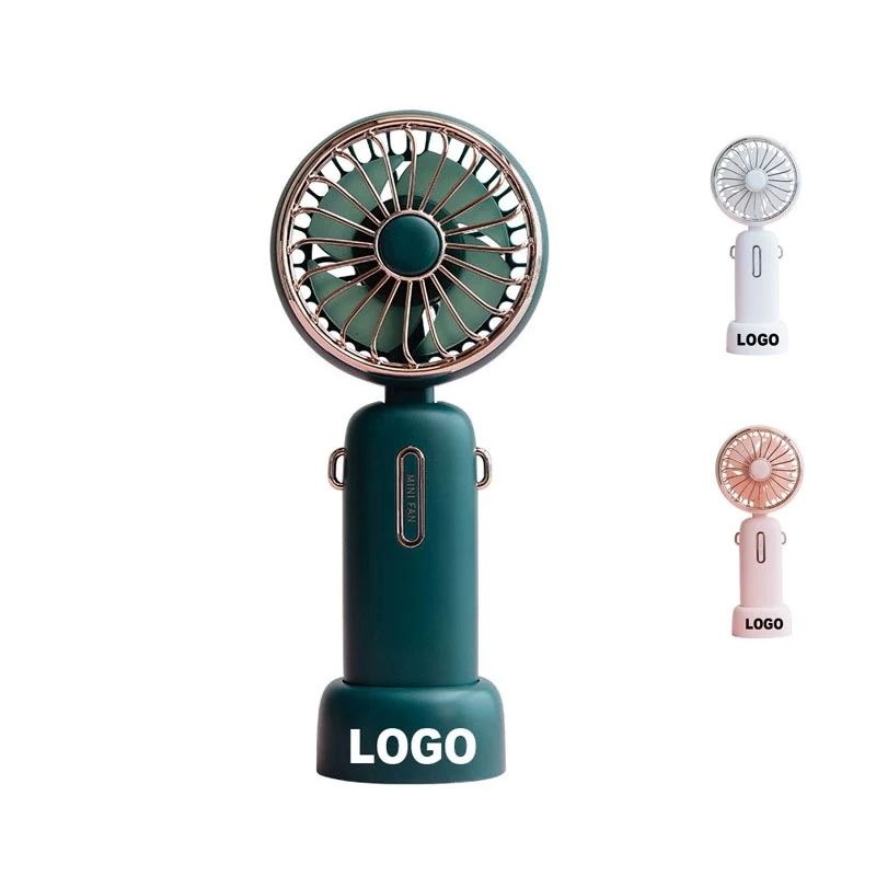 Custom USB Rechargeable Wearable Hanging Neck Fans 1