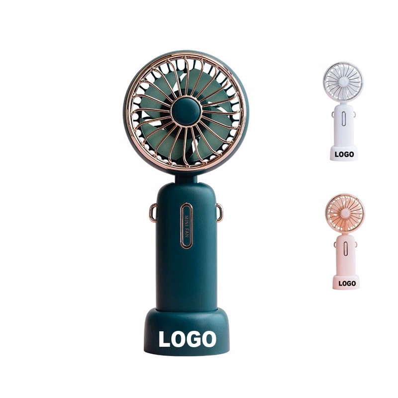 Custom USB Rechargeable Wearable Hanging Neck Fans