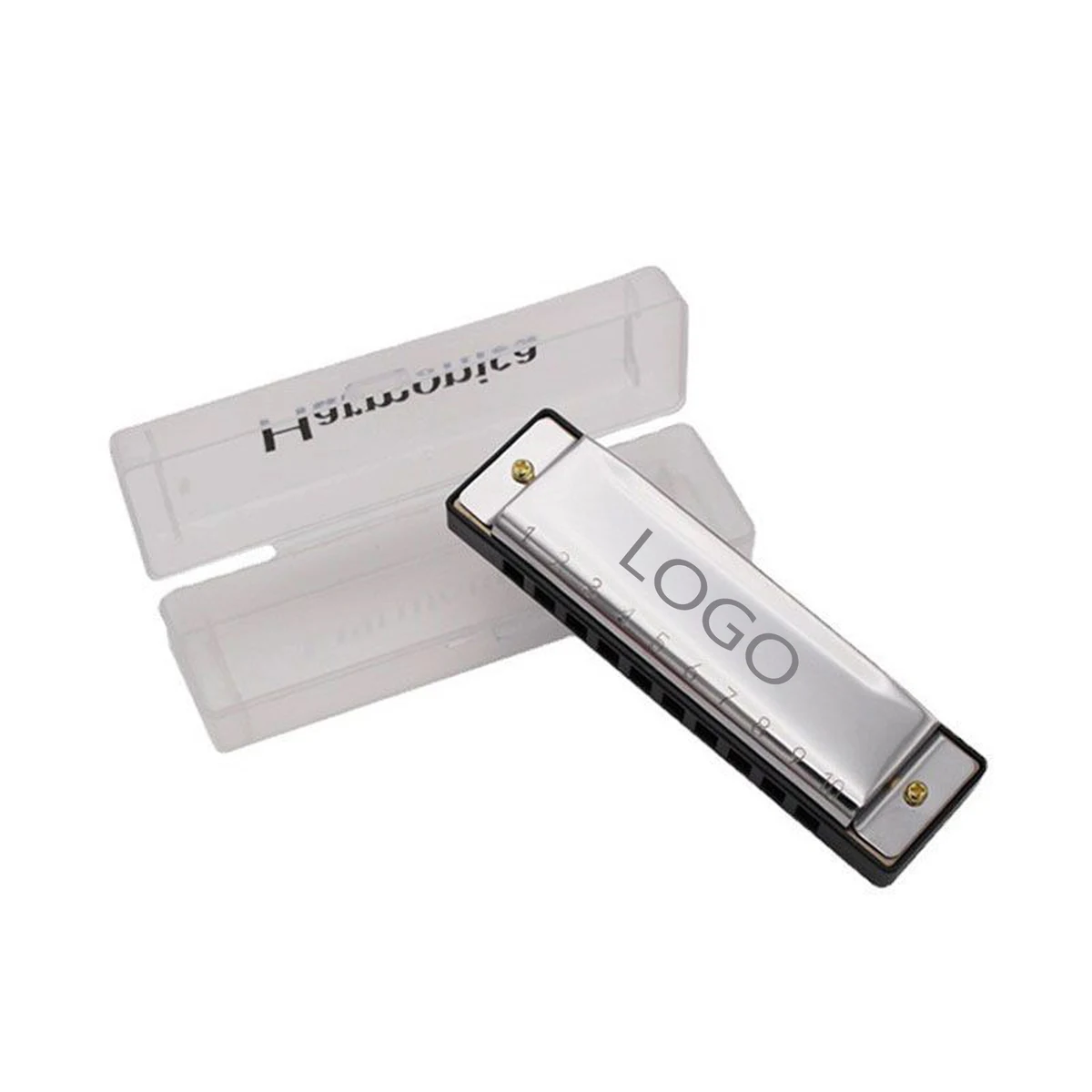 10 Holes Metal Harmonica 1