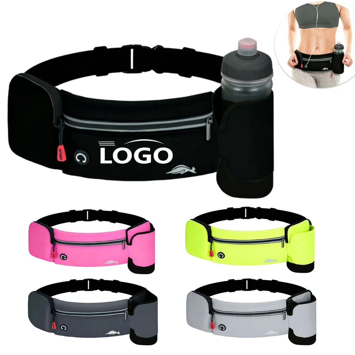 MOQ 10 Waist Bag With Kettle Bag 1