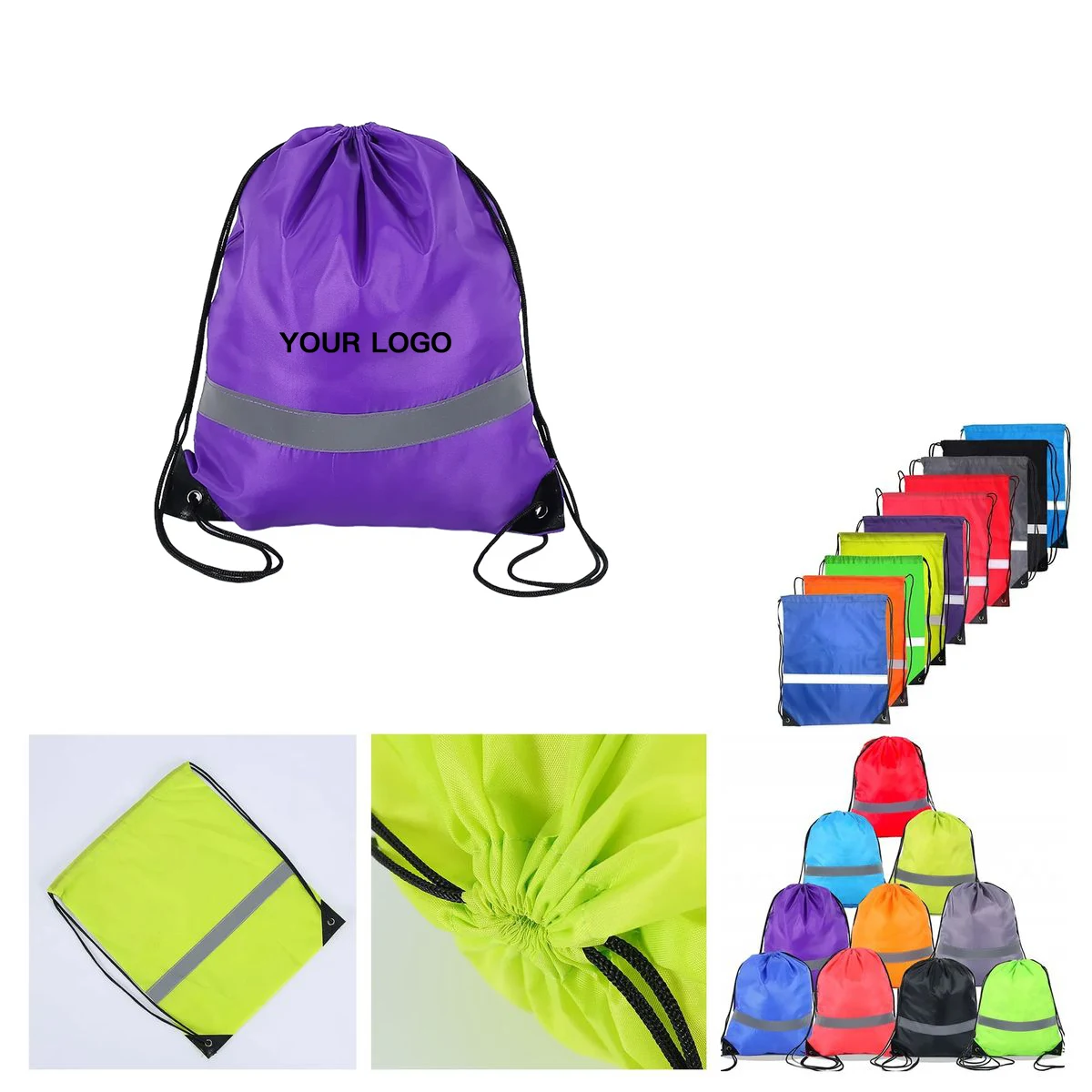 Lightweight Reflective Backpack for Sports and Travel 1