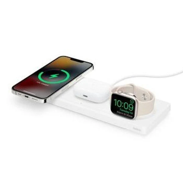 Foldable 3-in-1 Wireless Charging Stand for Phone, iWatch, 1