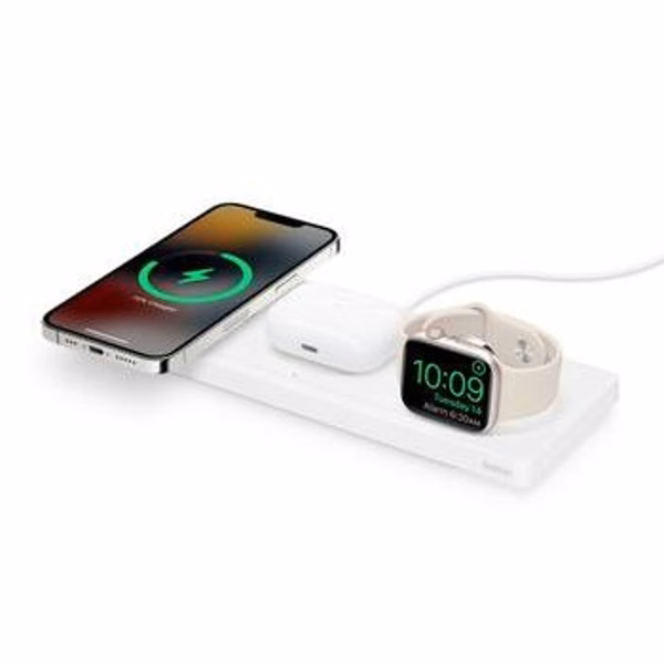 Foldable 3-in-1 Wireless Charging Stand for Phone, iWatch,